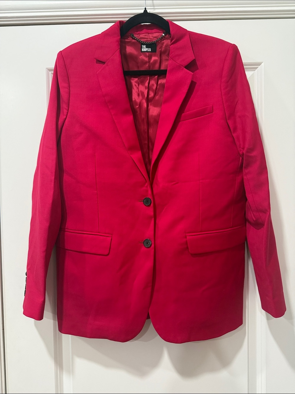 The Kooples Single-Breasted Tailored Blazer Size FR 40/ US Large NWT